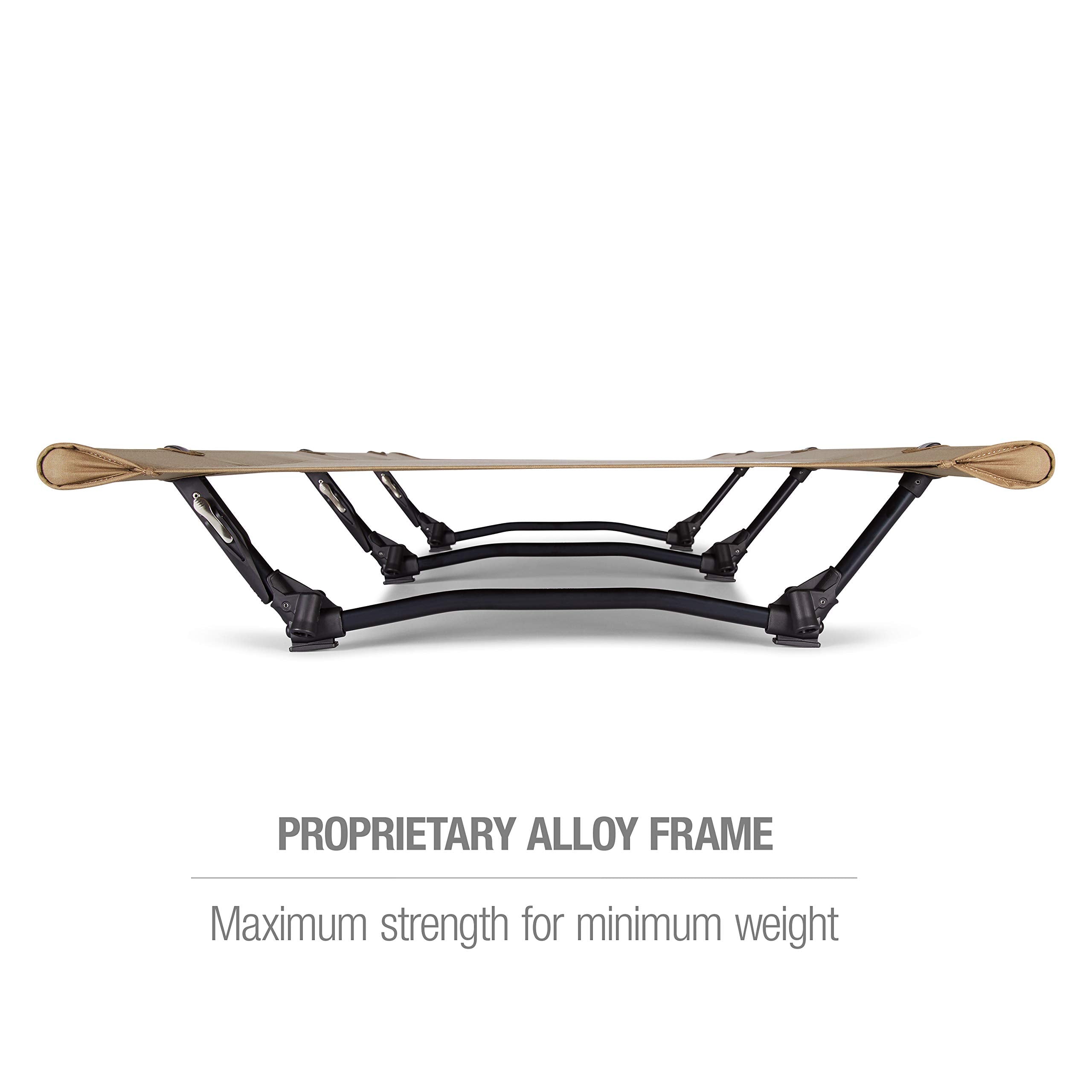 Helinox Cot One Lightweight, Compact, Collapsible, Portable Camping Cot, Regular, Coyote Tan