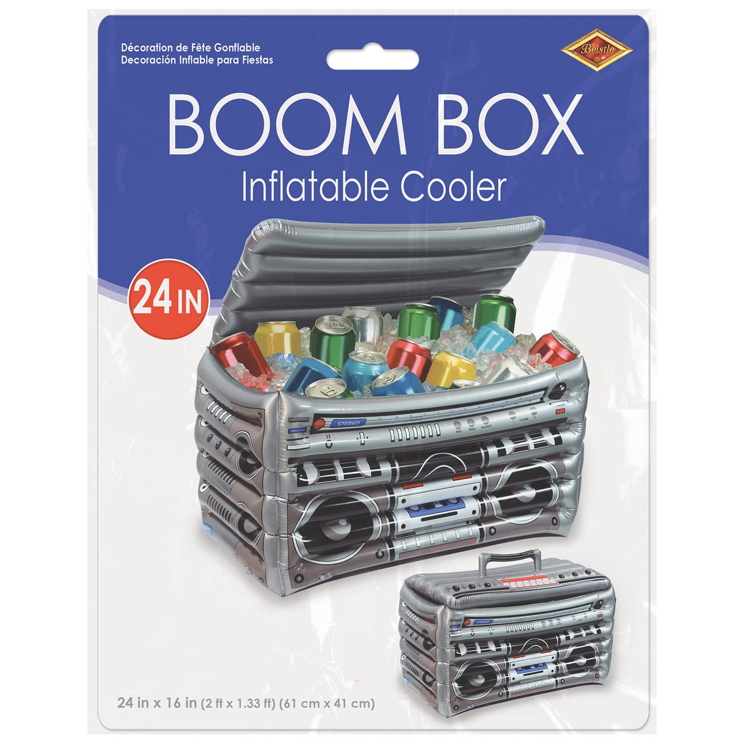 Inflatable Boom Box Cooler