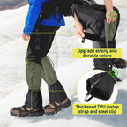 Gaiters For Hiking - Waterproof And Breathable Leg Gaiters For Women And Men Boots, Adjustable Lightweight Shoes Gaiters For Hun