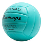Runleaps Volleyball, Waterproof Indoor Outdoor Volleyball For Beach Game Gym Training (Official Size 5, Blue)