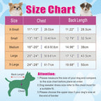 Jecikelon Pet Dog Long Sweaters Dress Knitwear Turtleneck Pullover Warm Winter Puppy Sweater Long Dresses (Grey Heart, X-Small)
