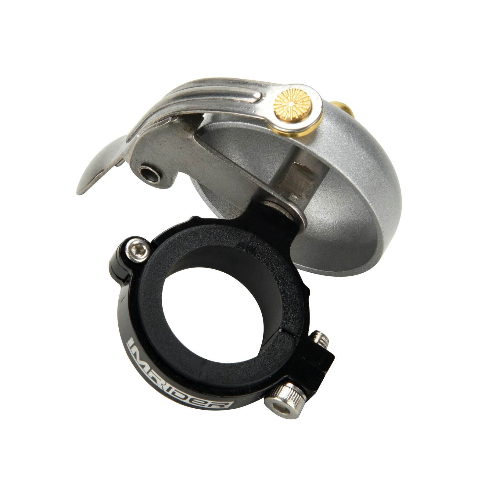 Bonmixc Vintage Bicycle Bell Brass Retro Bike Bell Silver Fit F20~29Mm Handlebars Suitable For Most Of Bike Handlebars