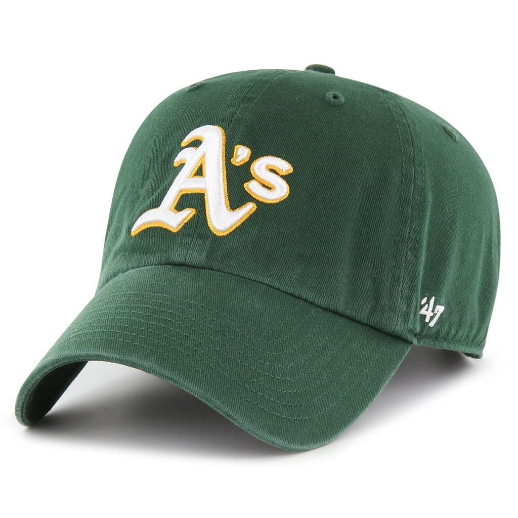 Mlb Oakland Athletics '47 Clean Up Adjustable Hat, Dark Green, One Size