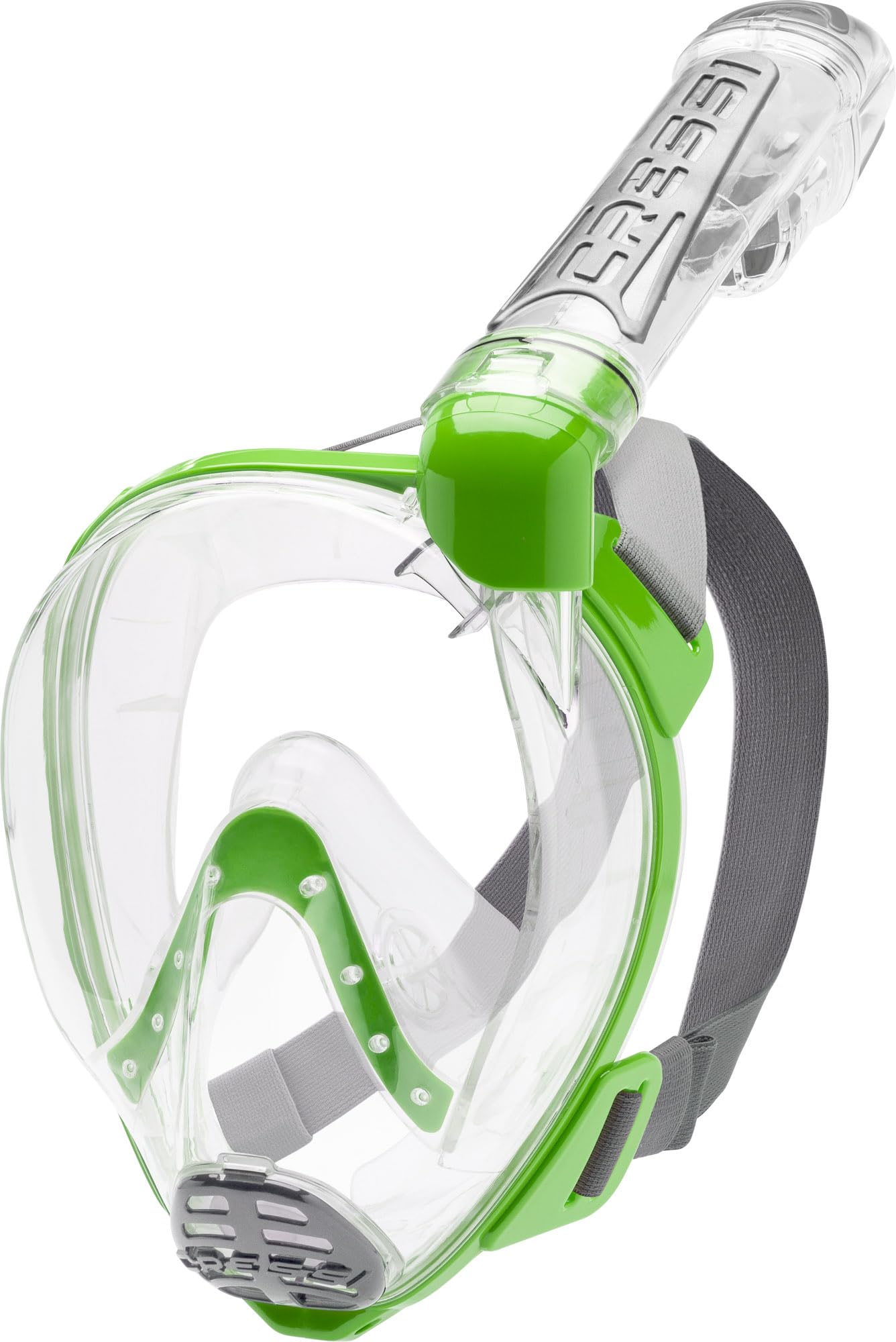 Cressi Duke Dry, Clear/Lime, S/M