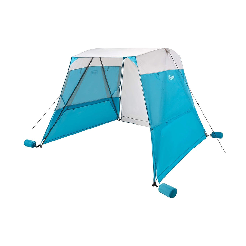 Coleman Backpack Sun Shelter, Portable 7X7Ft Canopy Tent With Easy Setup, Lightweight Shade Tent For Beach, Park, Sidelines, & M