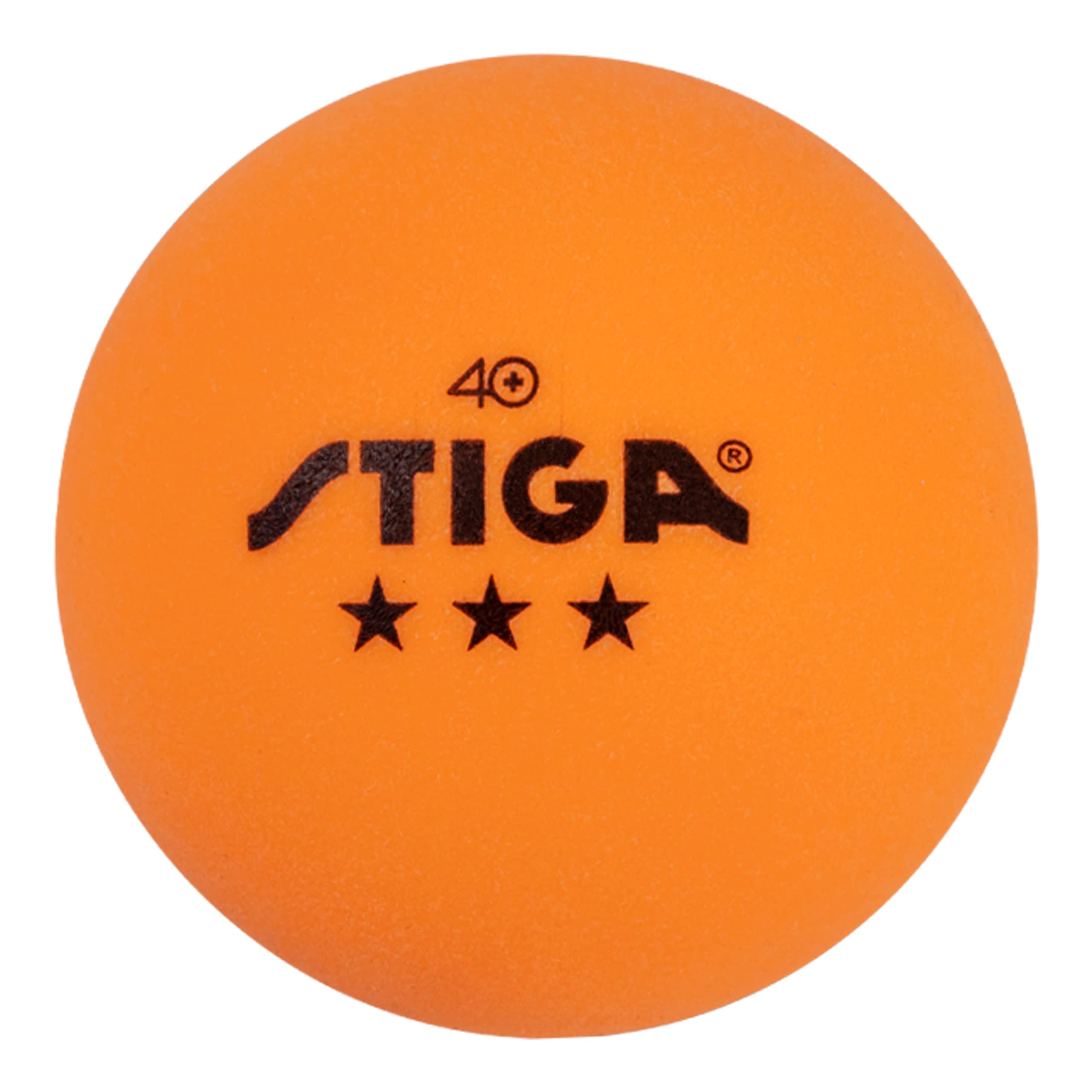 Stiga 6-Pack Orange 3 Star Table Tennis Balls  40Mm Ittf Regulation Size And Weight Ping Pong Balls