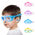 Vvinca Kids Swim Goggles, Wide View Anti-Fog Quick Adjustable Strap Swim Mask With Ear Clip Nose Clip For Child Swimming Lesson,