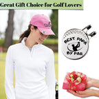 Golf Ball Marker With Magnetic Hat Clip, A Perfect Golf Gift For Men Or Women - Best Papa By Par, Golf Accessories For Men Or Wo