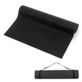 Primasole Yoga Mat With Carry Strap For Yoga Pilates Fitness And Floor Workout At Home And Gym 1/4 Thick (Black Color) Pss91Nh00