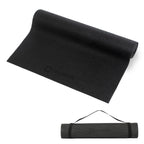 Primasole Yoga Mat With Carry Strap For Yoga Pilates Fitness And Floor Workout At Home And Gym 1/3 Thick (Black Color) Pss91Nh04