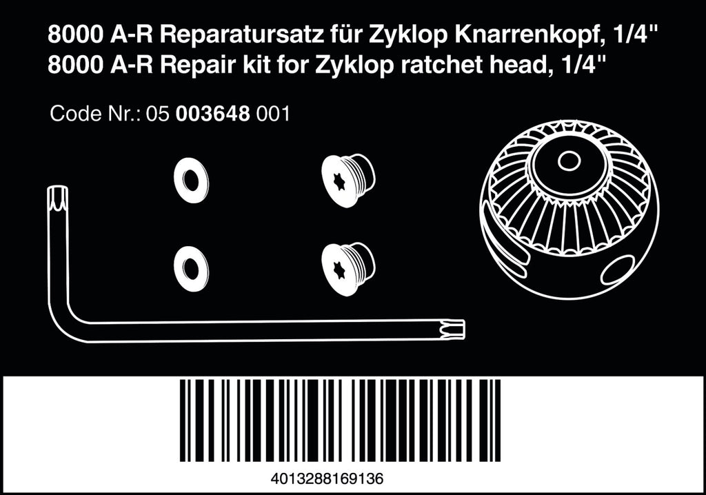 8000 A-R Repair-Kit Speed 1/4''