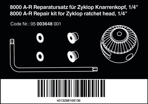 8000 A-R Repair-Kit Speed 1/4''