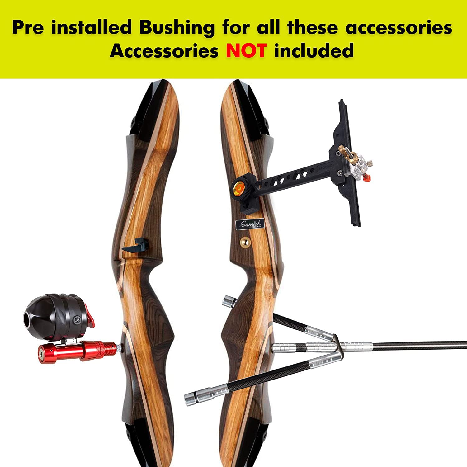 Samick Sage Archery Takedown Recurve Bow 62 Inch - Bows For Teens To Adults - Beginners To Advanced, For Hunting & Target Practi