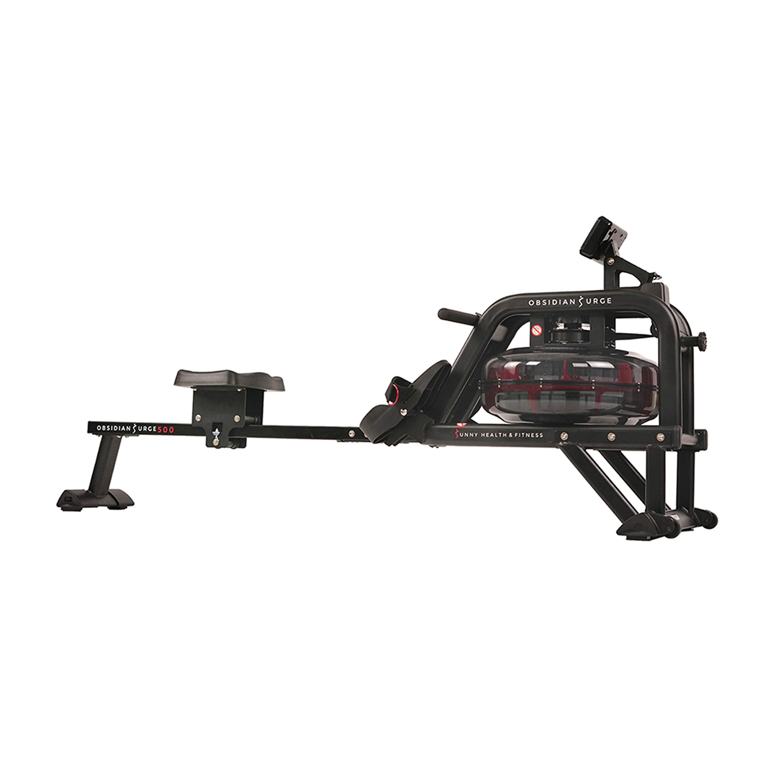 Sunny Health & Fitness Water Rowing Machine - Sf-Rw5713, Black
