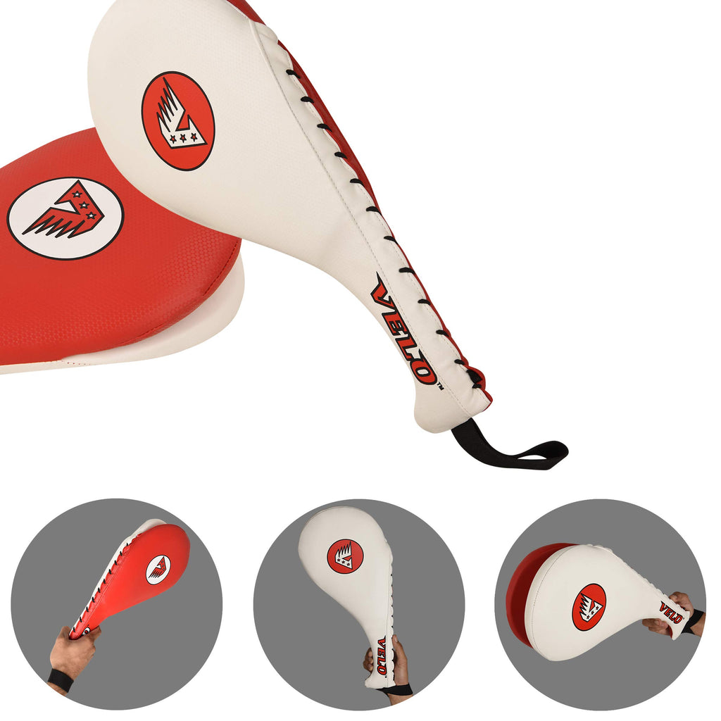 Velo Taekwondo Kick Pad Training Target Karate Punching Kickboxing Paddle Mma Martial Arts Double Face Pads (Sold As Single Item