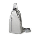FITKICKS Hydrosport All Weather Sling Bag Unisex Crossbody Travel Hiking Chest Bag - Silver