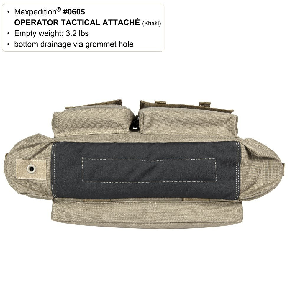Maxpedition Operator Tactical Attache, Black