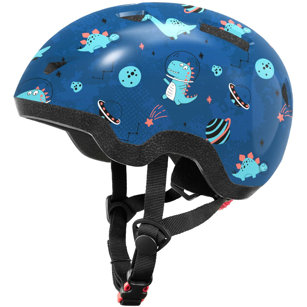 Kids Bike Helmet, Adjustable Helmets from Infant/Toddler/Baby to Children Girls and Boys, Age 2-4/3-6 Years Old (Dinosaur,S)