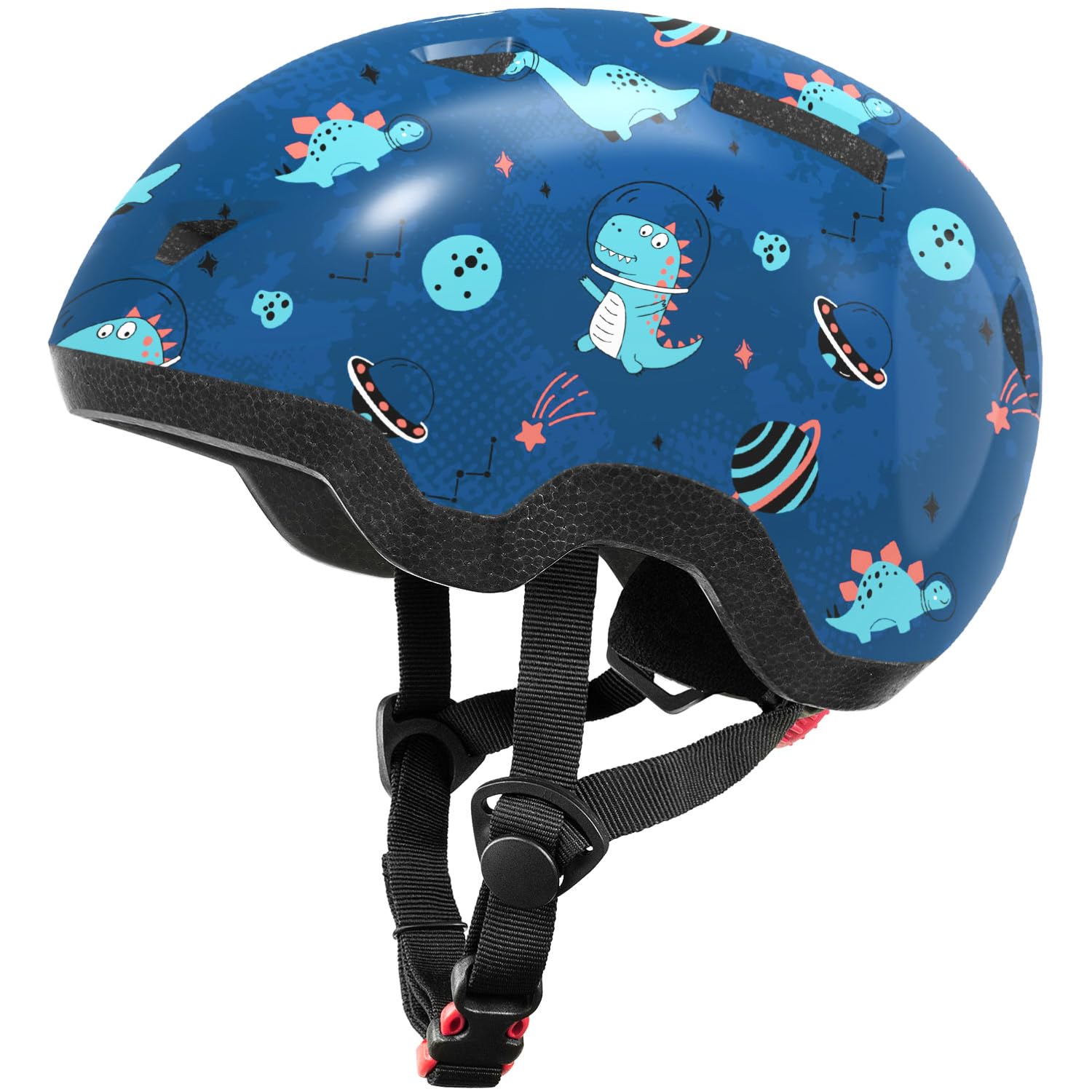 Kids Bike Helmet, Adjustable Helmets from Infant/Toddler/Baby to Children Girls and Boys, Age 2-4/3-6 Years Old (Dinosaur,S)
