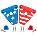 NeverBreak Parts  2 Pack Stars and Stripes Igloo Cooler Replacement Latches  Igloo Cooler Replacement Parts Kit Includes Posts 