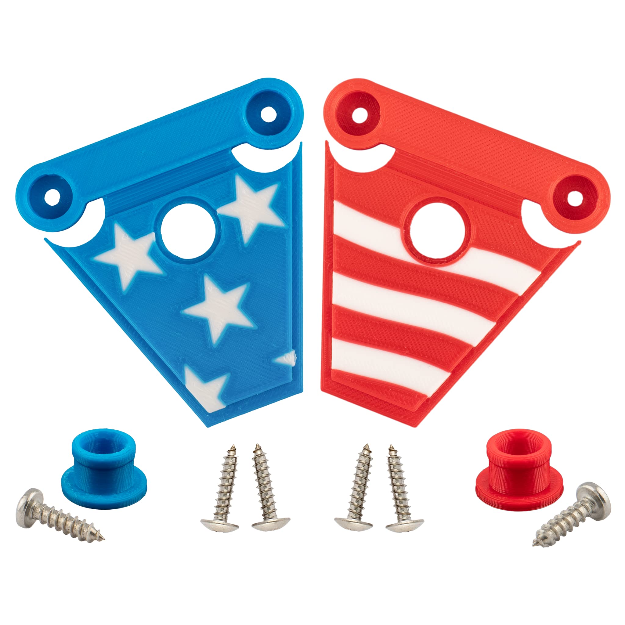 NeverBreak Parts  2 Pack Stars and Stripes Igloo Cooler Replacement Latches  Igloo Cooler Replacement Parts Kit Includes Posts 
