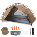 Night Cat Backpacking Tent 2 Person Lightweight Hiking Camping Tent With Foldable Pole, Double Layers Waterproof Fast Setup Ultr