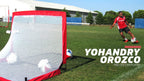 Powernet Popup Soccer Goals Portable Net | 2 Goals With Carrying Bag | Durable Lightweight Frame | Quick Setup Easy Folding Stor