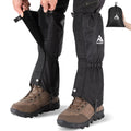 Gaiters For Women And Men Waterproof And Breathable, Adjustable Lightweight Gaiters For Hunting, Mountaineering, Snow Boots (Bla