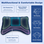 Redcamp Memory Foam Camping Pillow For Sleeping Lightweight And Compressible, Travel Pillow For Camping, Hiking, Backpacking