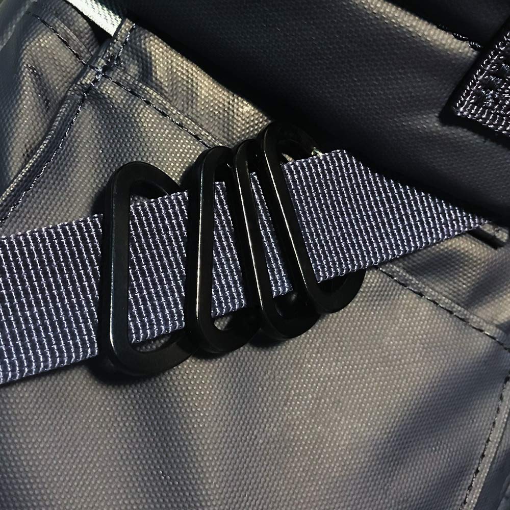 Abcool 10Pcs Keychain Clips Mini Carabiner - 1 5/8Inch Small Aluminum Durable Quick Release Auto Locking D-Shape Spring Loaded W