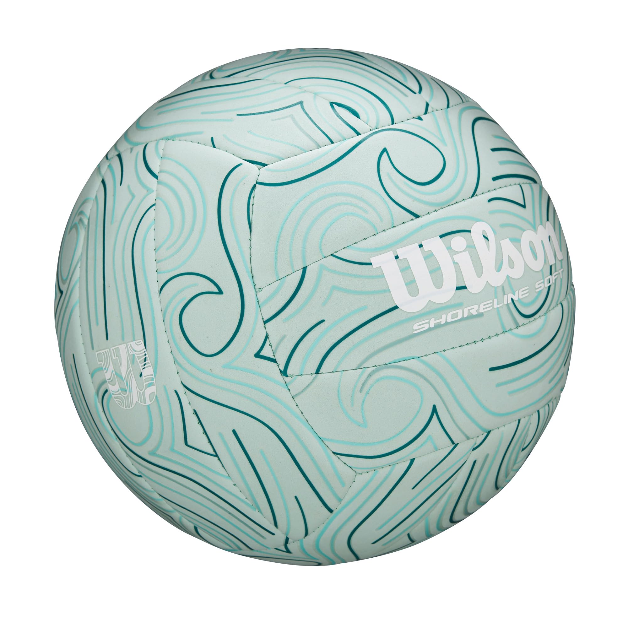 Wilson Shoreline Soft Gen Green Volleyball - Official Size, Light Blue