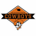 Rico Industries Ncaa Oklahoma State Cowboys Diamond Shape Cut Pennant - Home And Living Room D  Cor - Soft Felt Ez To Hang 20.5
