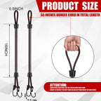 Tandefio 2 Pcs Dock Rods For Boat Docking 16 Inch Dock Boat Mooring Poles, Bungee Lines With Hook, Speedboat Accessories For Men