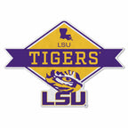 Rico Industries Ncaa Lsu Tigers Diamond Shape Cut Pennant - Home And Living Room D  Cor - Soft Felt Ez To Hang
