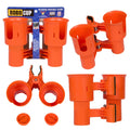 Robocup, Orange, Updated Version, Best Cup Holder For Drinks, Fishing Rod/Pole, Boat, Beach Chair/Golf Cart/Wheelchair/Walker