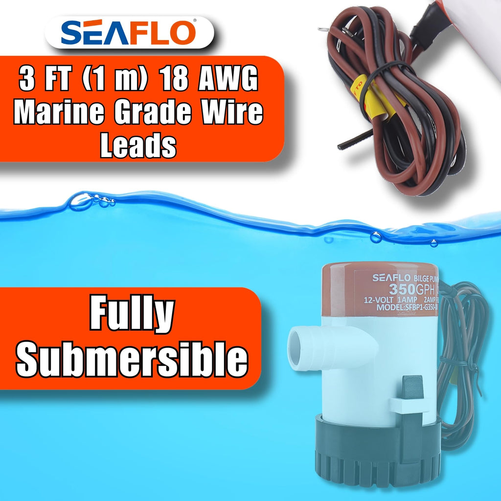 Seaflo 12V 350 Gph Bilge Pump