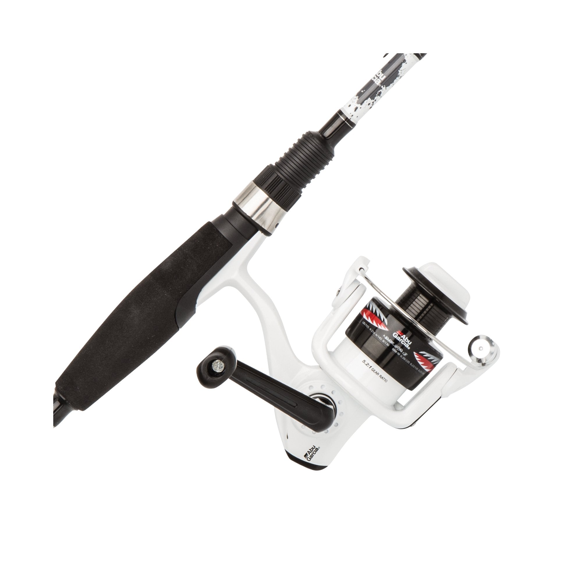 Abu Garcia Ike Dude Spinning/Spincast Fishing Reel & Rod Combo Black, 6'/Medium