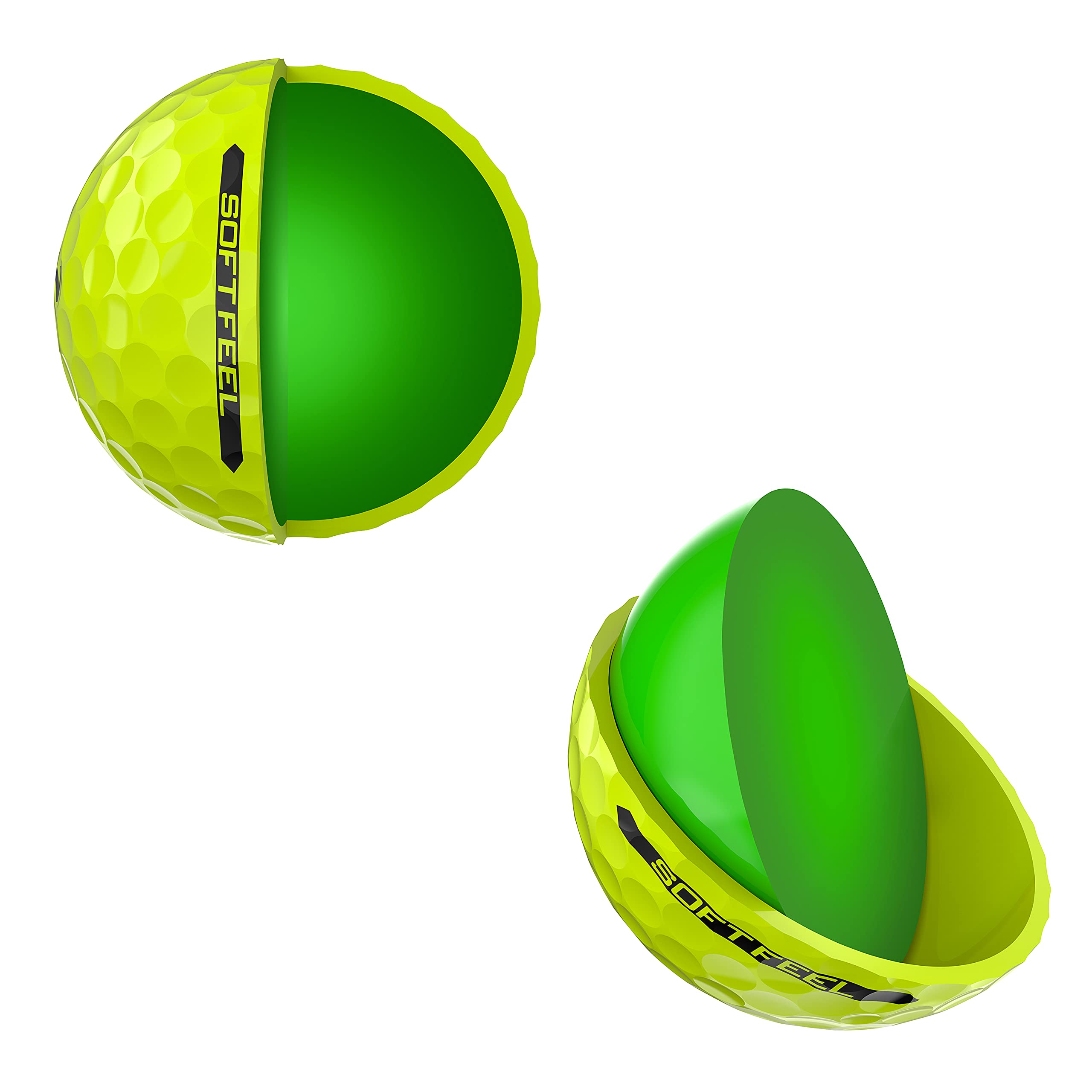 Srixon Golf Soft Feel 12 Tyl, Yellow