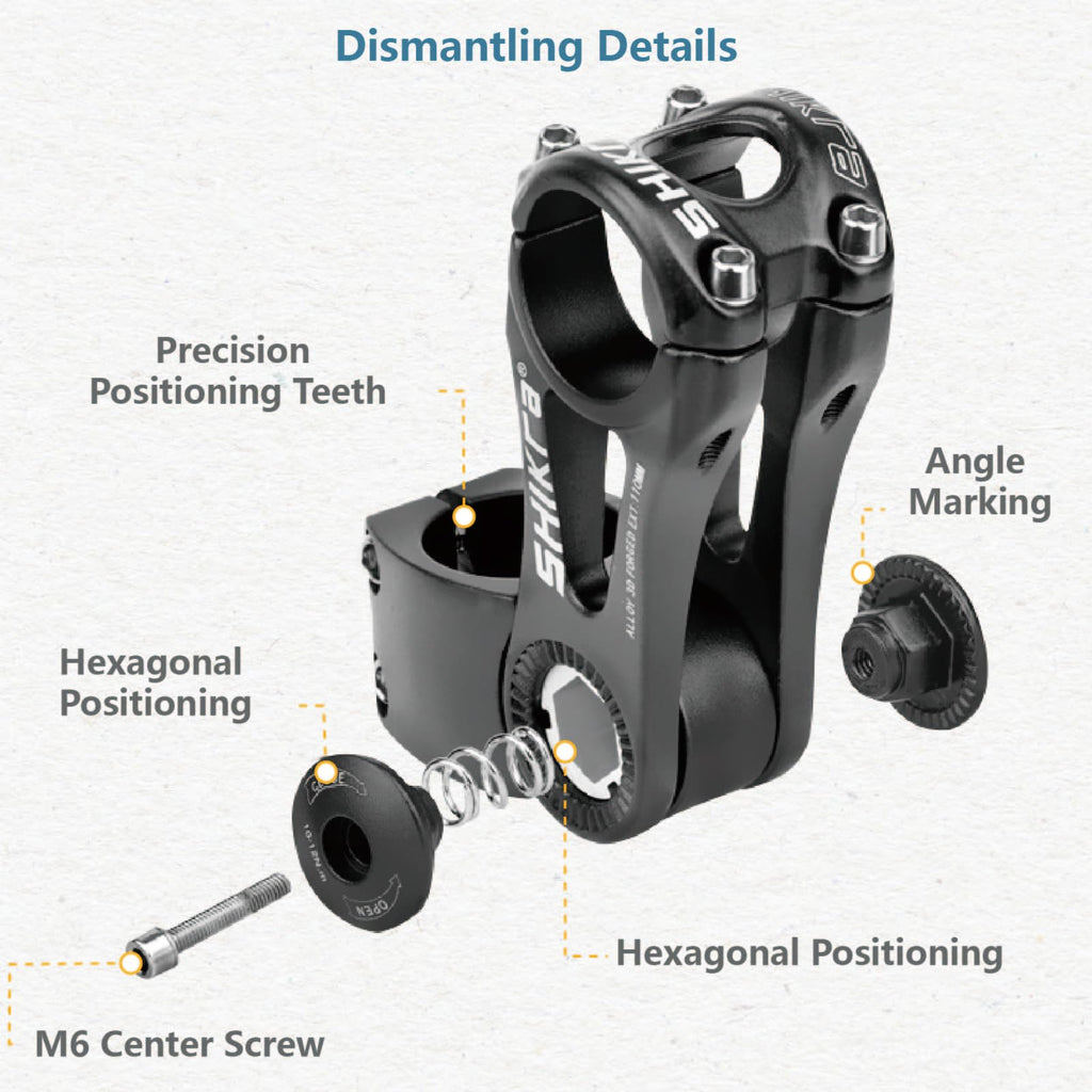 Jeelad Adjustable Mtb Stem 31.8Mm 85 Degree- 90/110/145Mm Aluminum Alloy Mountain Bike Handlebar Riser For Road City Bike Bicycl