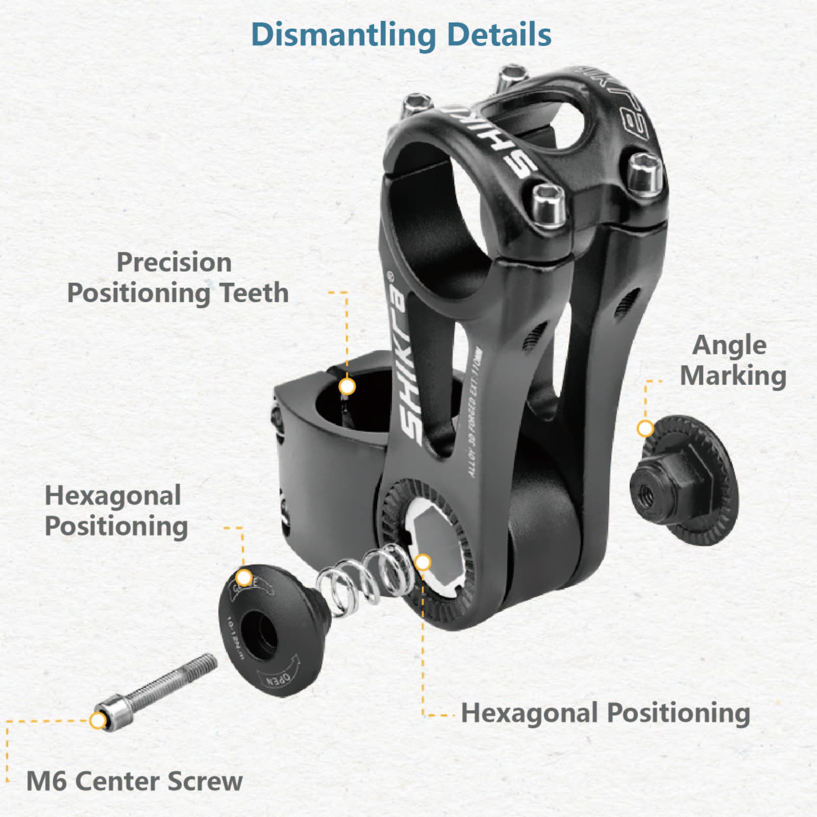 Jeelad Adjustable Mtb Stem 31.8Mm 85 Degree- 90/110/145Mm Aluminum Alloy Mountain Bike Handlebar Riser For Road City Bike Bicycl