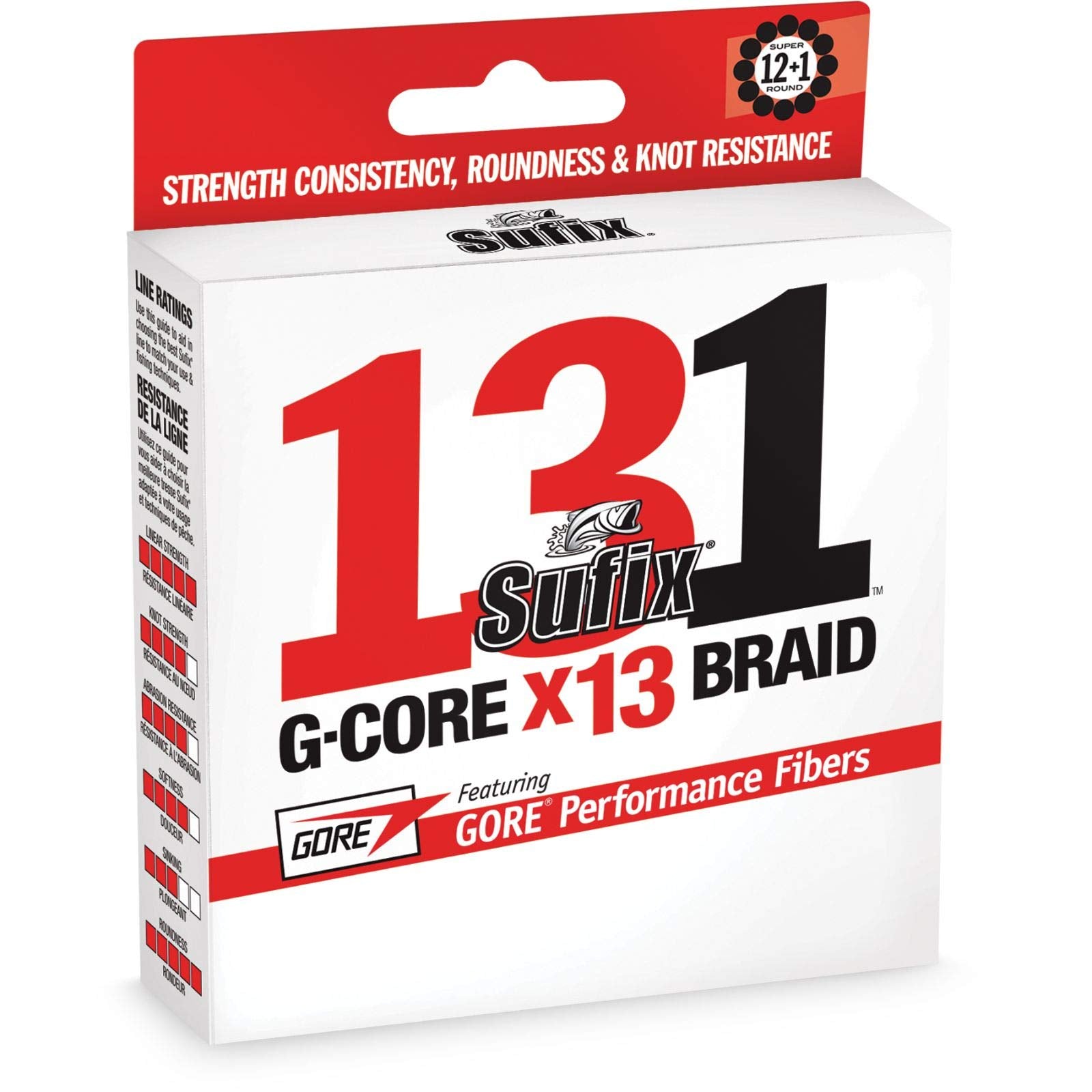Sufix 131 Braid 20 Lb Low-Vis Green - 150 Yds