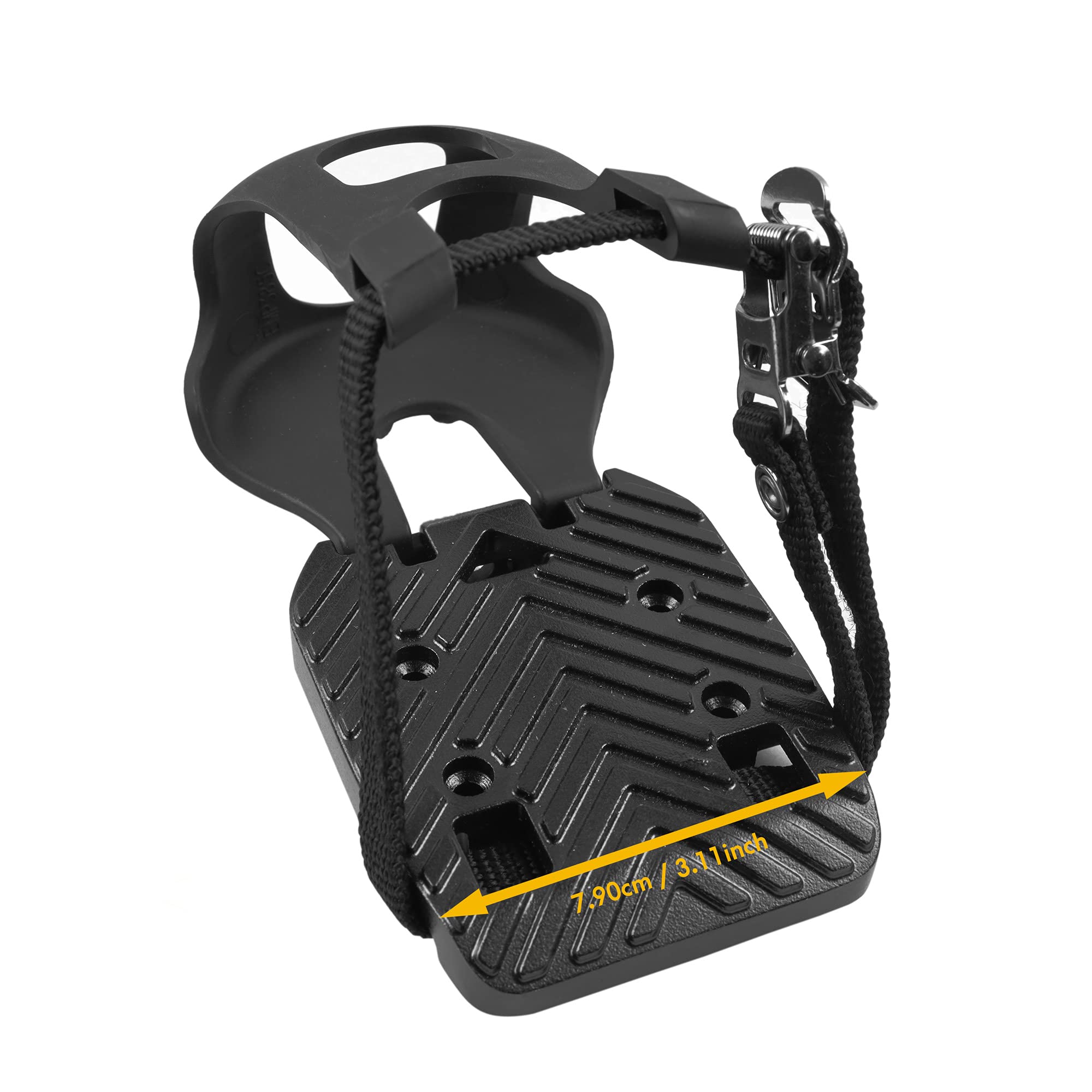 Cyclingdeal Bike Bicycle Toe Clips Cage Only - Compatible With Peloton Bike & Bike+ Pedals Adapters - Convert Look Delta Pedals