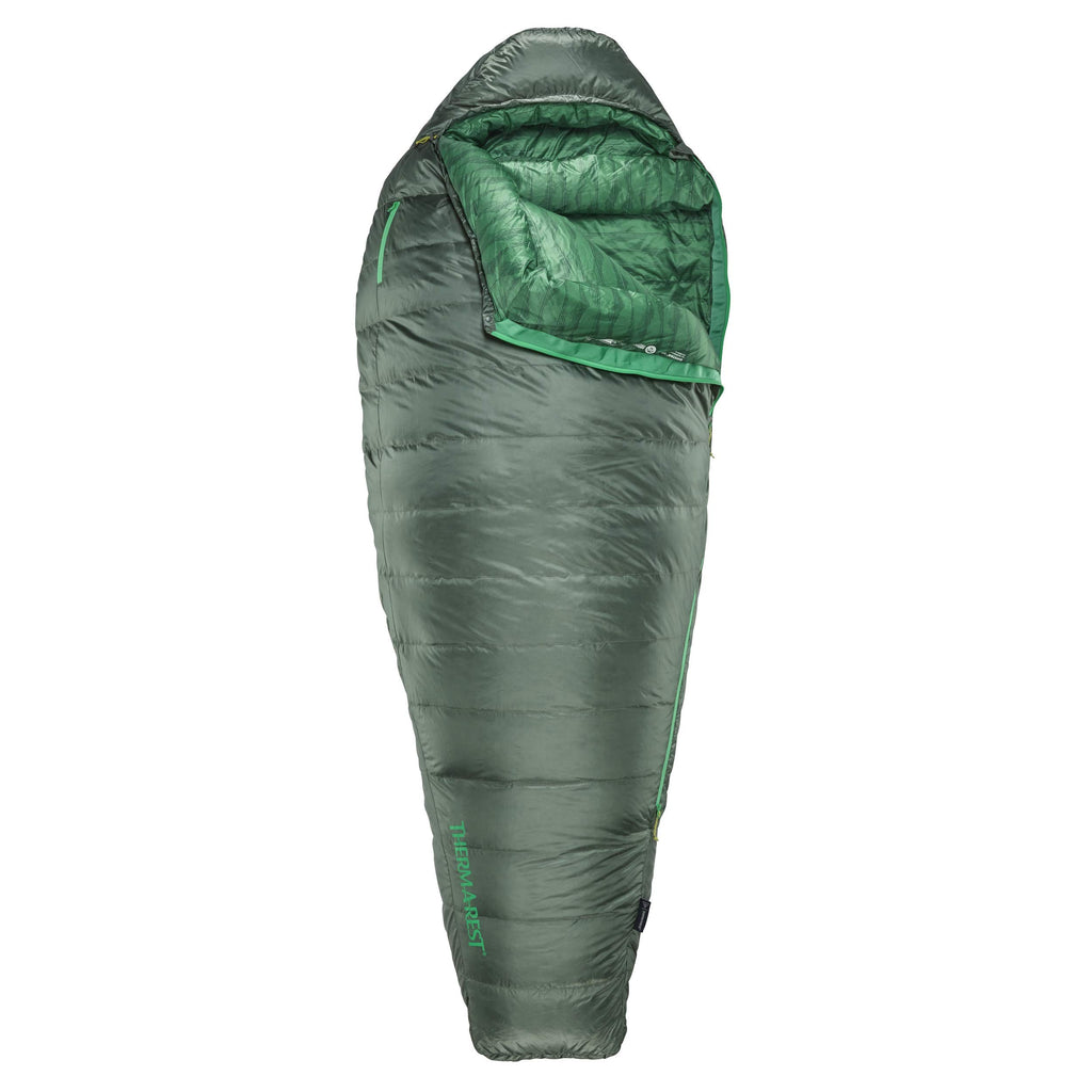 Therm-A-Rest Questar 32F/0C Lightweight Down Mummy Sleeping Bag, Regular, Balsam