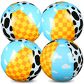 Hollowfly 2 Pack Cartoon Story Themed Beach Balls 11.8 Inflatable Ball Bulk for Summer Pool and Beach Game Gifts Cartoon Story B