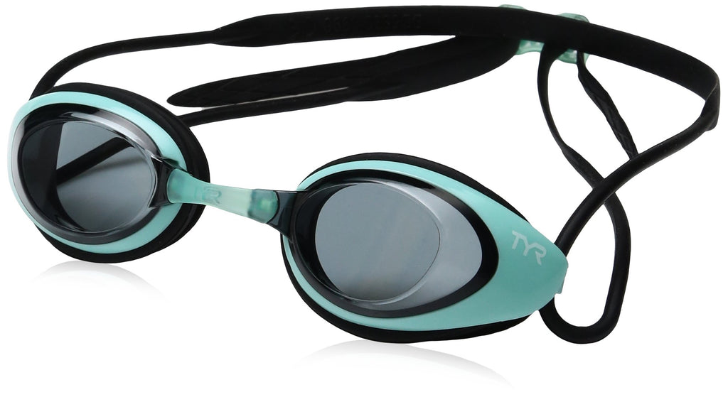 Tyr Blackhawk Racing Femme Googles, Smoke/Mint/Black, One Size