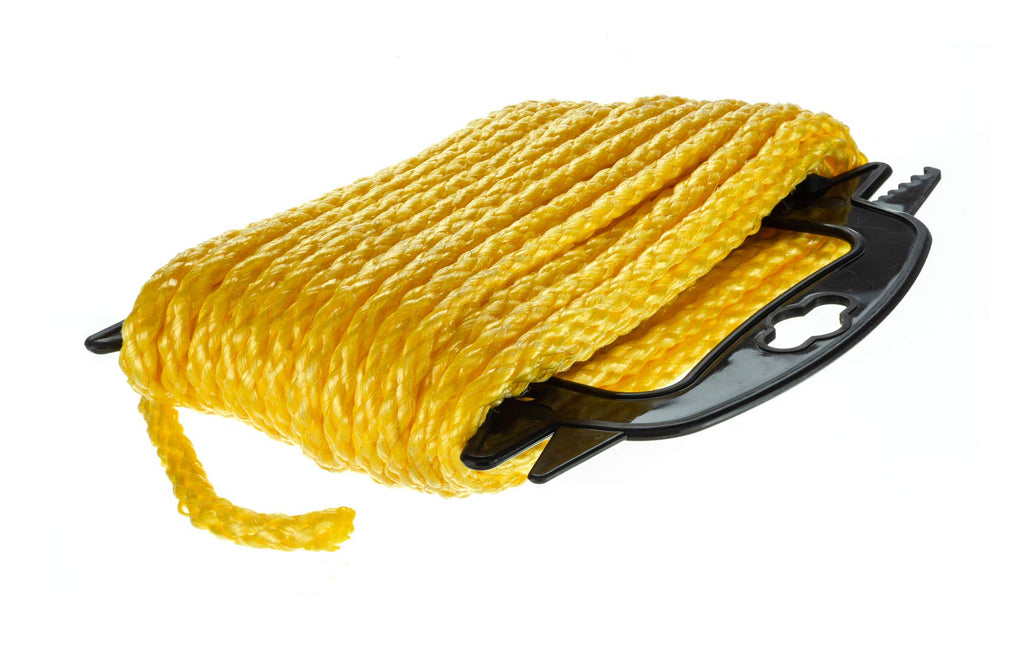 Attwood 11720-2 Hollow Braided Polypropylene Utility Line, 1/4-Inch Thickness, 50 Feet Length, Yellow
