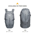 Teton 45L Numa Backpack, Durable And Ready For Hiking, Camping Or Backpacking. Perfect Lightweight Travel Bag With More Room Tha