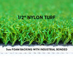 Orlimar Golf Mat, Practice Indoor Or Outdoor, 3X 5Artificial Turf Hitting Mat With Rubber Tee