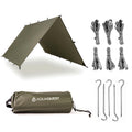 Aquaquest Defender Tarp - Heavy-Duty Waterproof (20,000 Mm) Seam-Taped Rain Fly For Camping, Bushcraft & Survival - 10  7 Olive