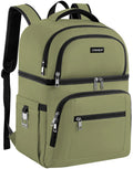 Cooler Backpack,Insulated Backpack Cooler Leakproof Double Deck Cooler Bag For Men Women Rfid Lunch Backpack